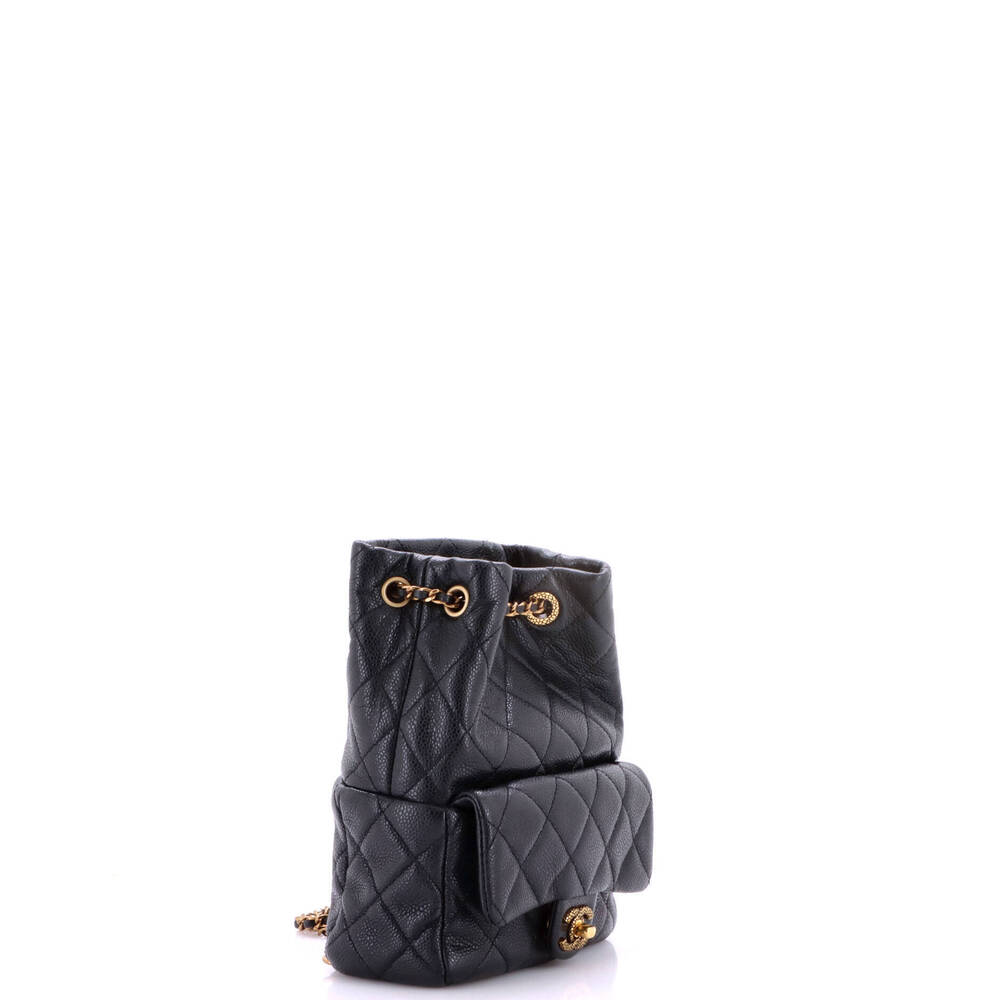 Chanel Small CC Drawstring Front Pocket Backpack - Picture 2 of 6